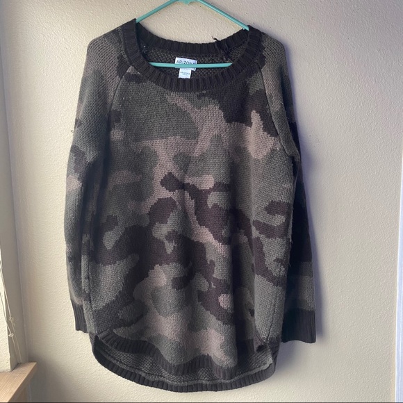 Arizona Jean Company Sweaters - Arizona Camo Printed Sweater